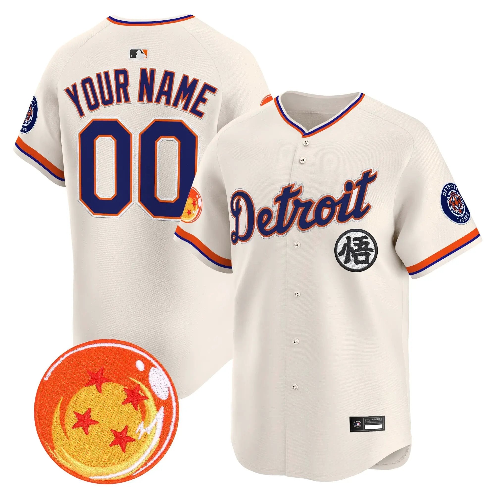 DET x Dragon Ball Vapor Premier Limited Custom Jersey - All Stitched by Digigearus