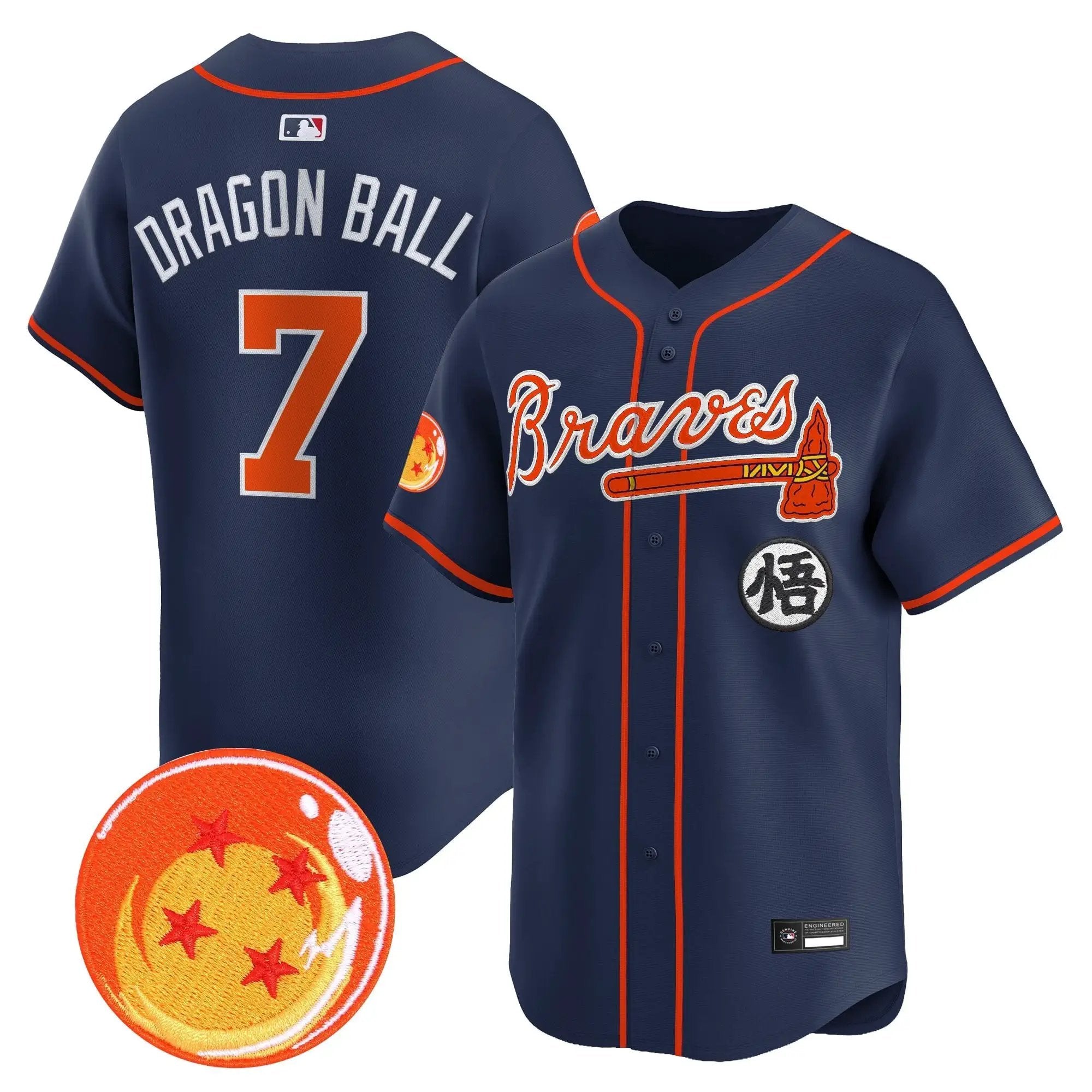ATL x Dragon Ball Vapor Premier Limited Jersey - All Stitched by Digigearus