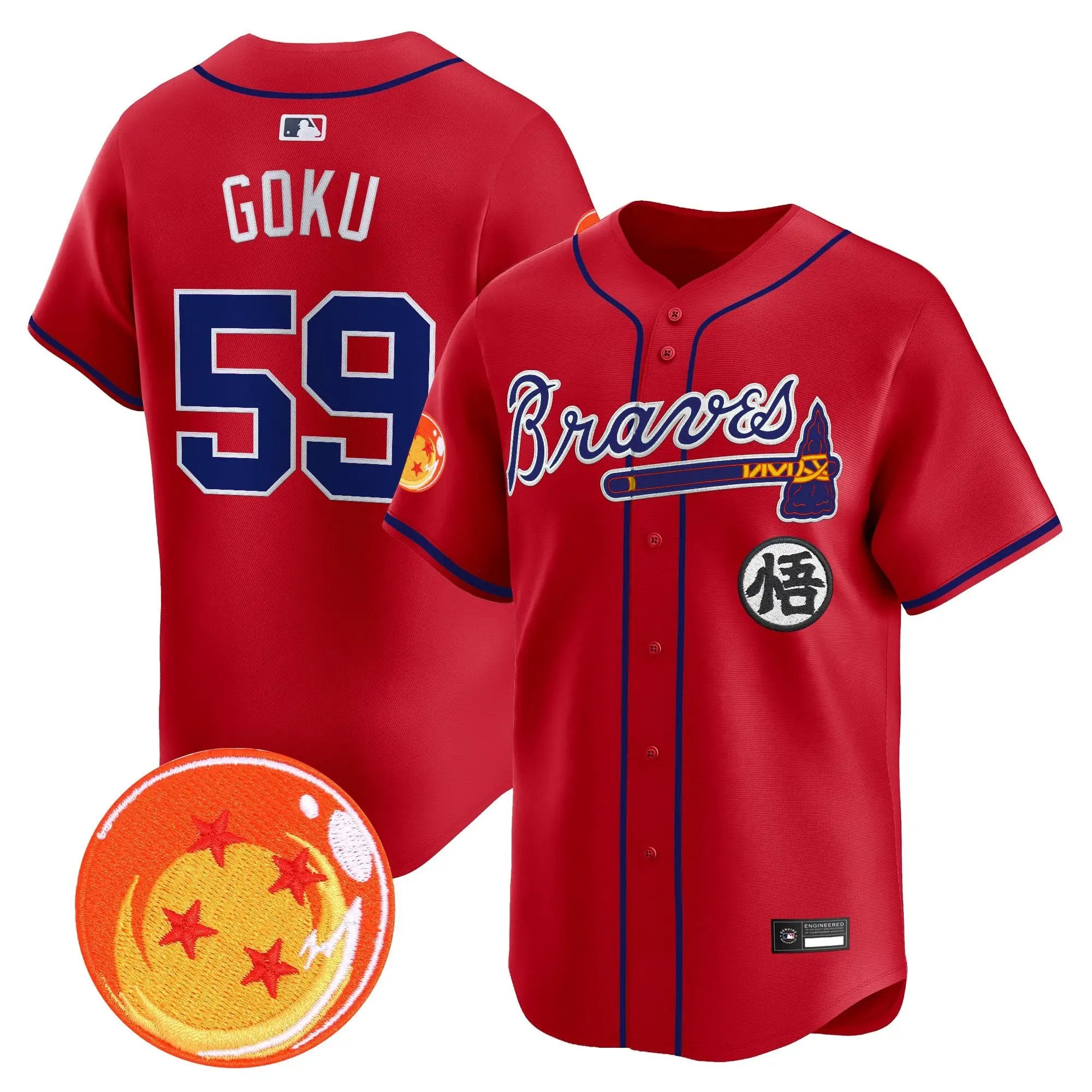 ATL x Dragon Ball Vapor Premier Limited Jersey - All Stitched by Digigearus