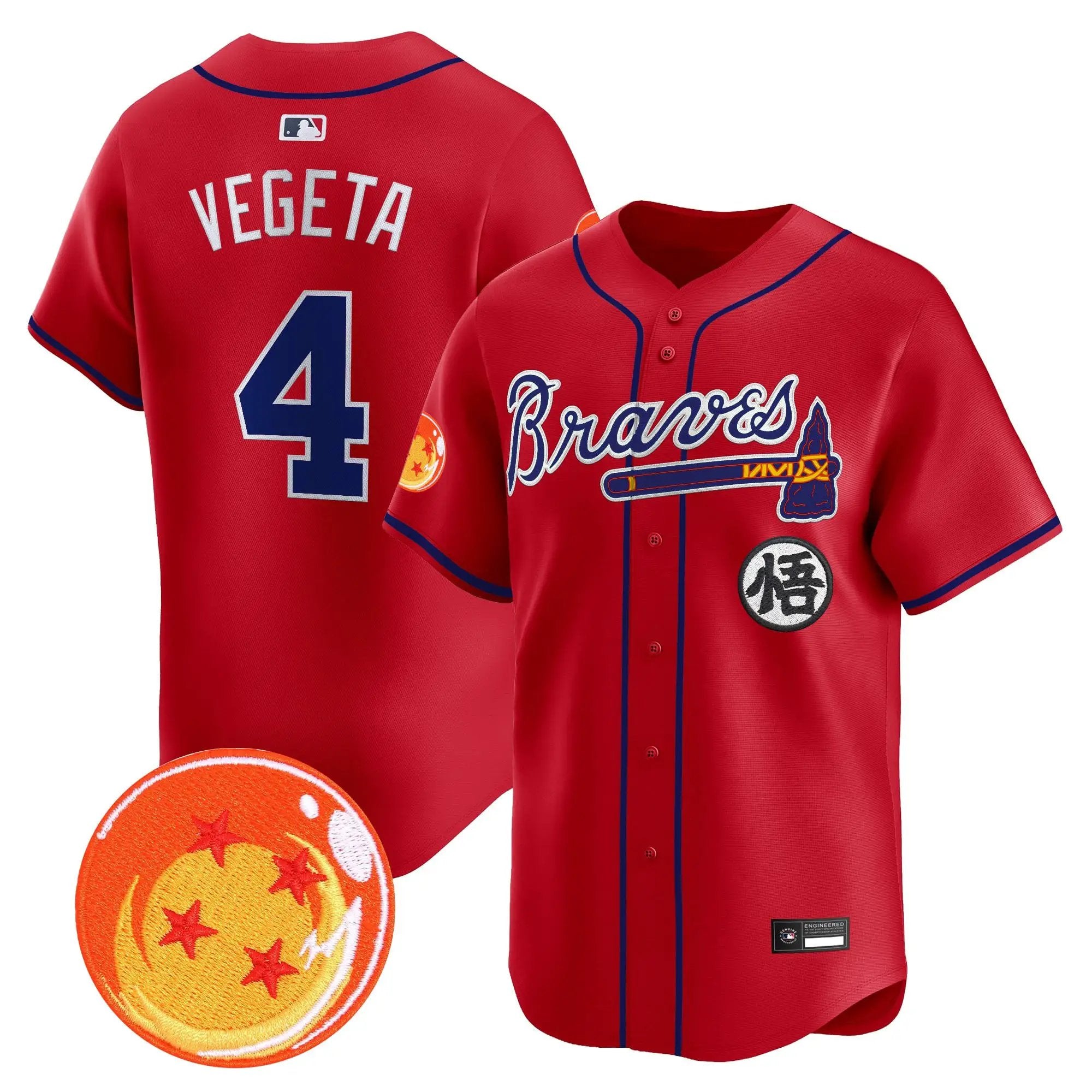 ATL x Dragon Ball Vapor Premier Limited Jersey - All Stitched by Digigearus