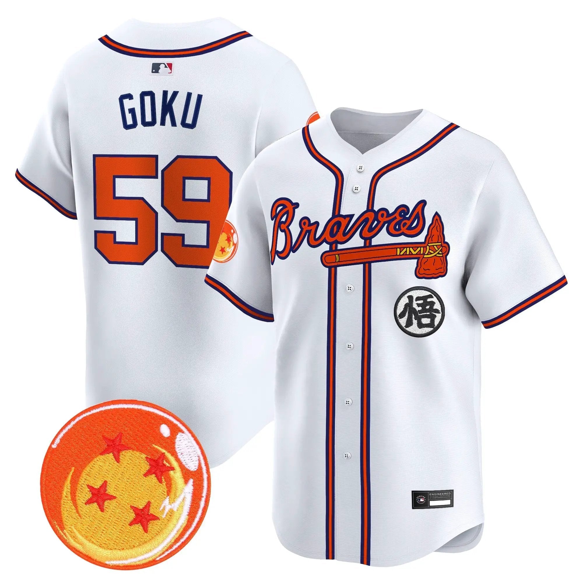 ATL x Dragon Ball Vapor Premier Limited Jersey - All Stitched by Digigearus