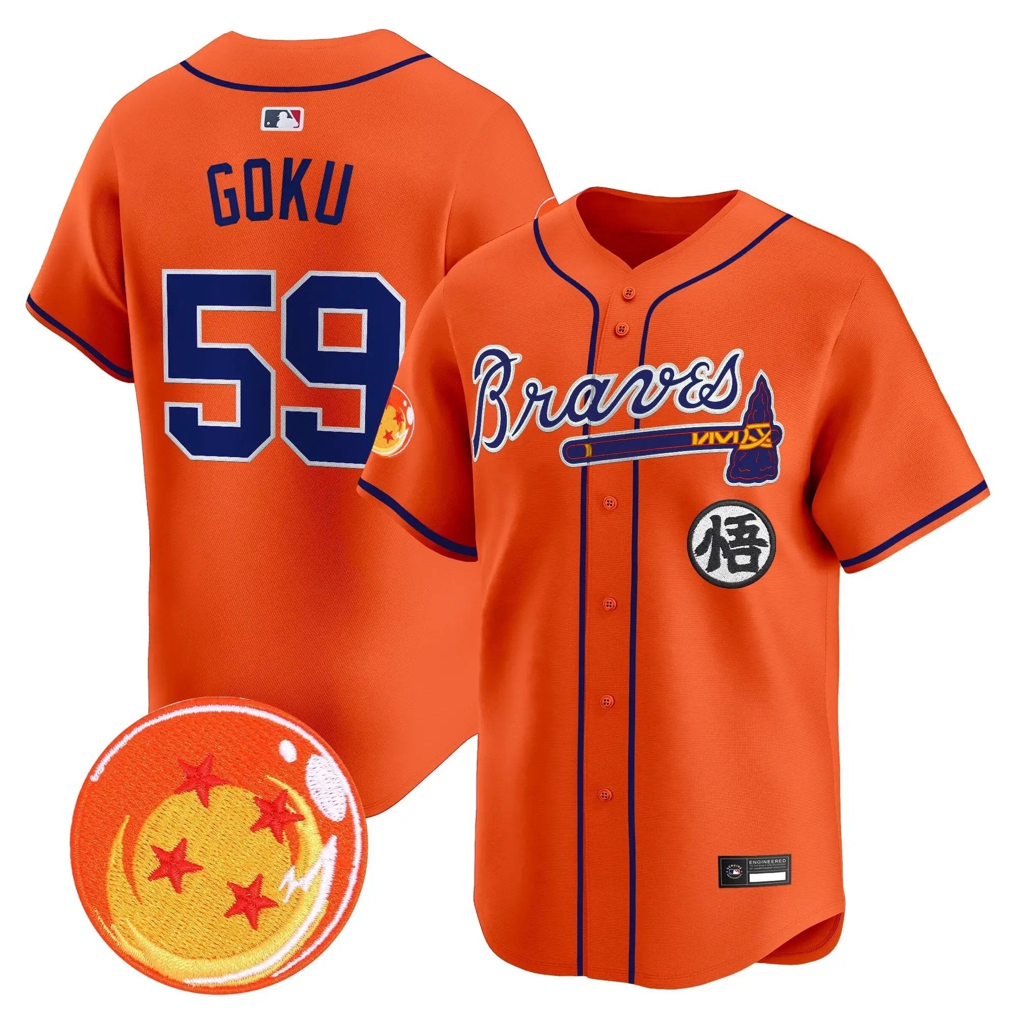 ATL x Dragon Ball Vapor Premier Limited Jersey - All Stitched by Digigearus