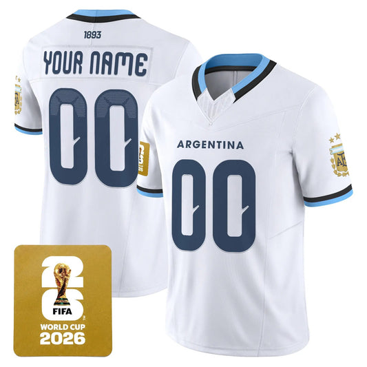 Argentina 2026 World Cup Vapor Football Custom Jersey - All Stitched by Digigearus