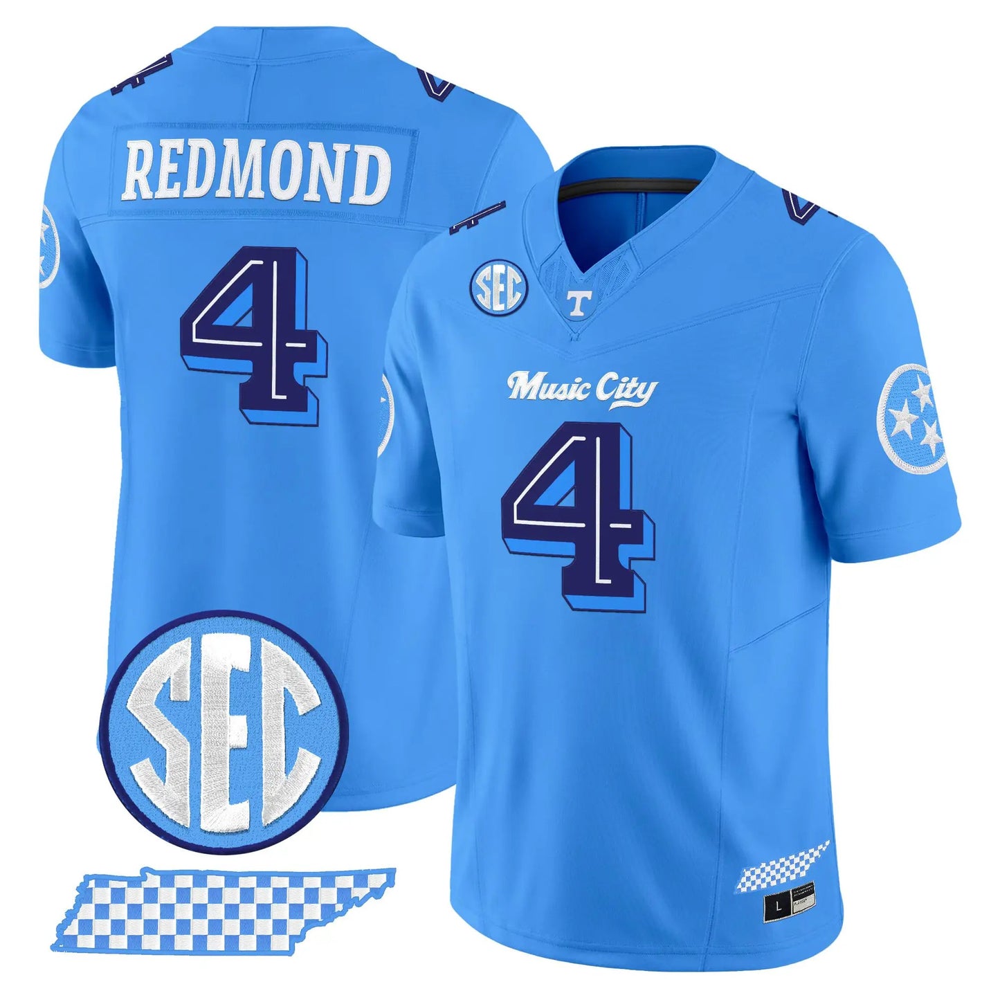 Tennessee Volunteers 'Music City Edition' Vapor Limited Jersey - Stitched by Tennessee Volunteers