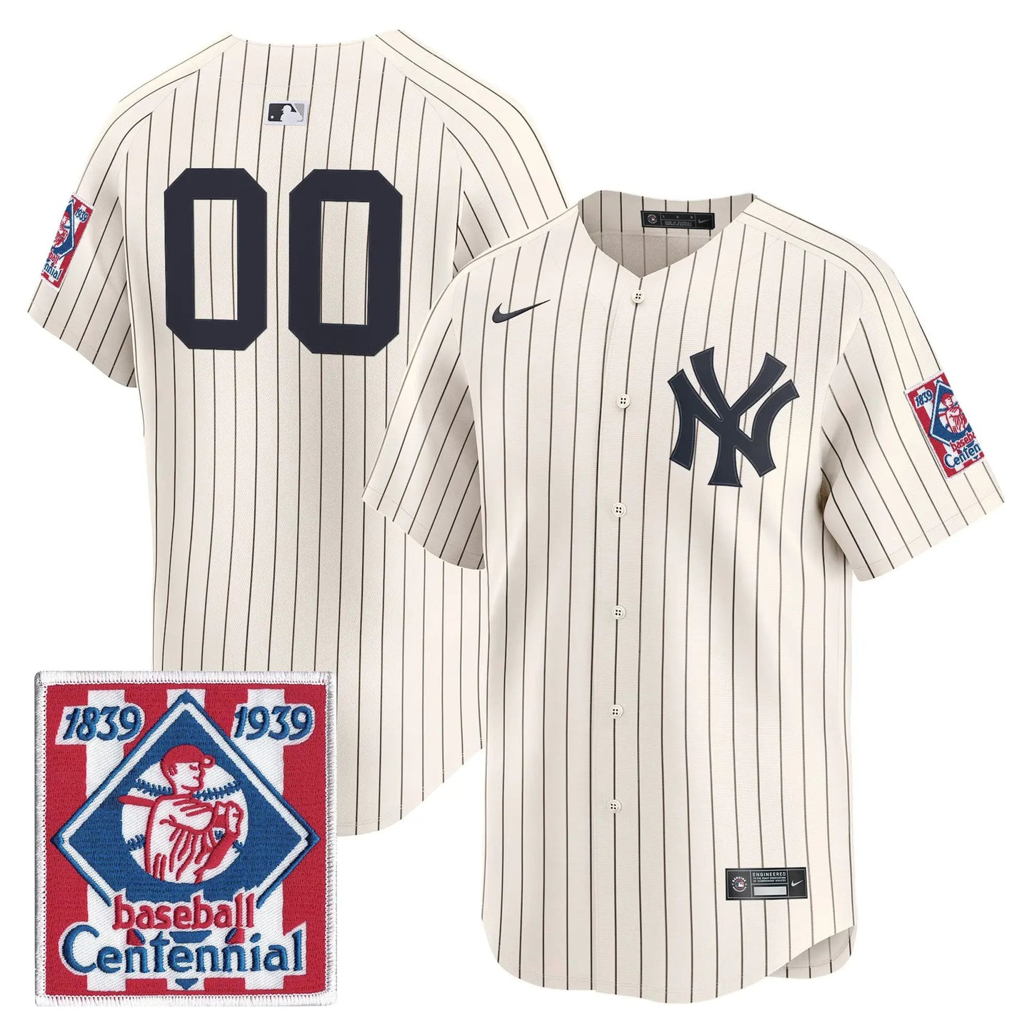 NYY 2026 Field of Dreams Vapor Premier Limited Custom Jersey - No Name on Back - Stitched by New York Yankees