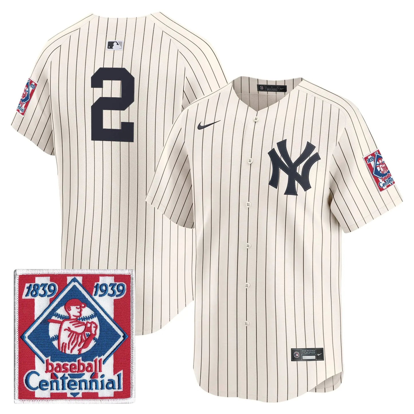 NYY 2026 Field of Dreams Vapor Premier Limited Jersey - No Name on Back - Stitched by New York Yankees