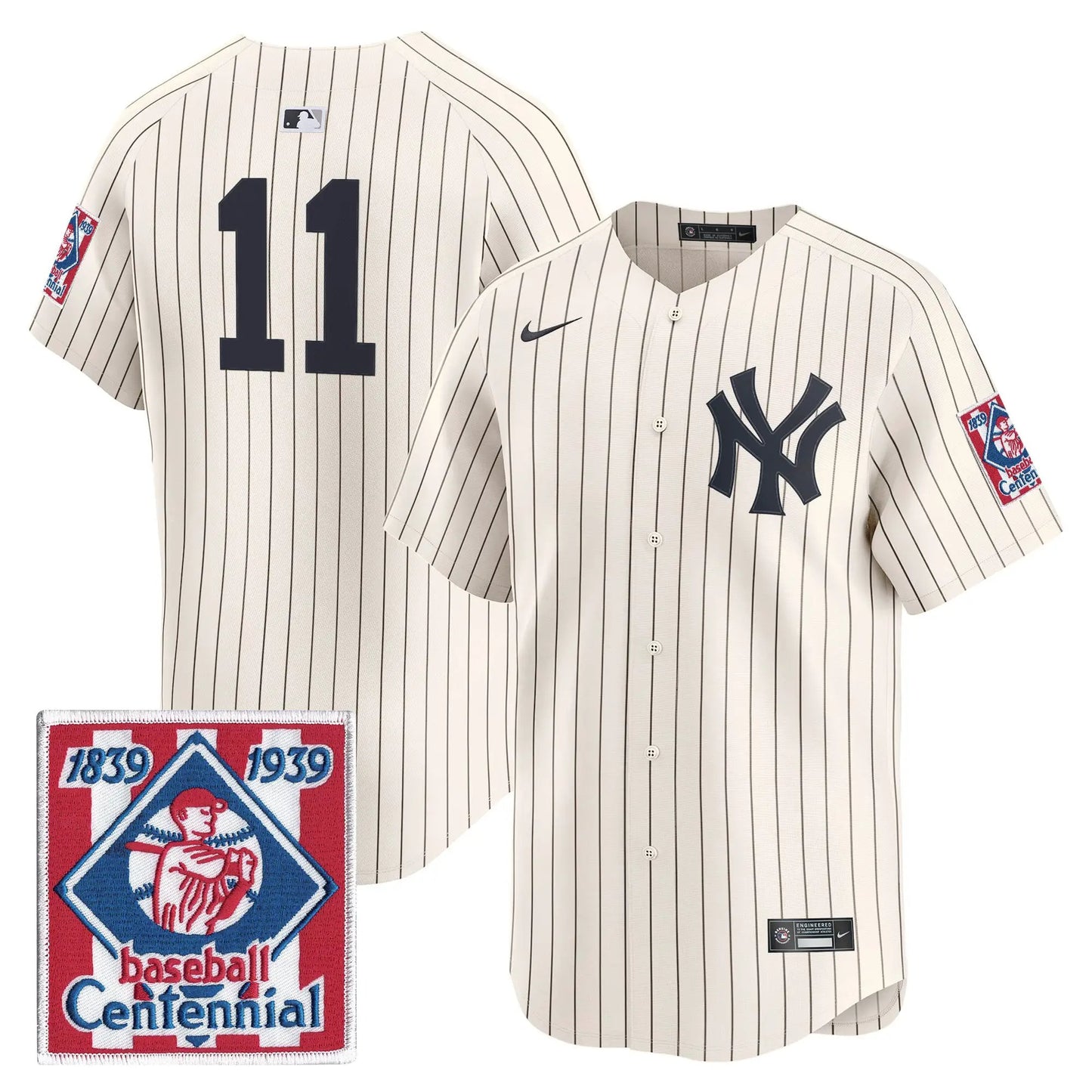 NYY 2026 Field of Dreams Vapor Premier Limited Jersey - No Name on Back - Stitched by New York Yankees