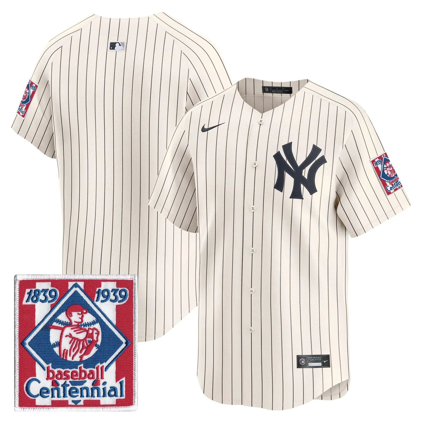 NYY 2026 Field of Dreams Vapor Premier Limited Jersey - No Name on Back - Stitched by New York Yankees