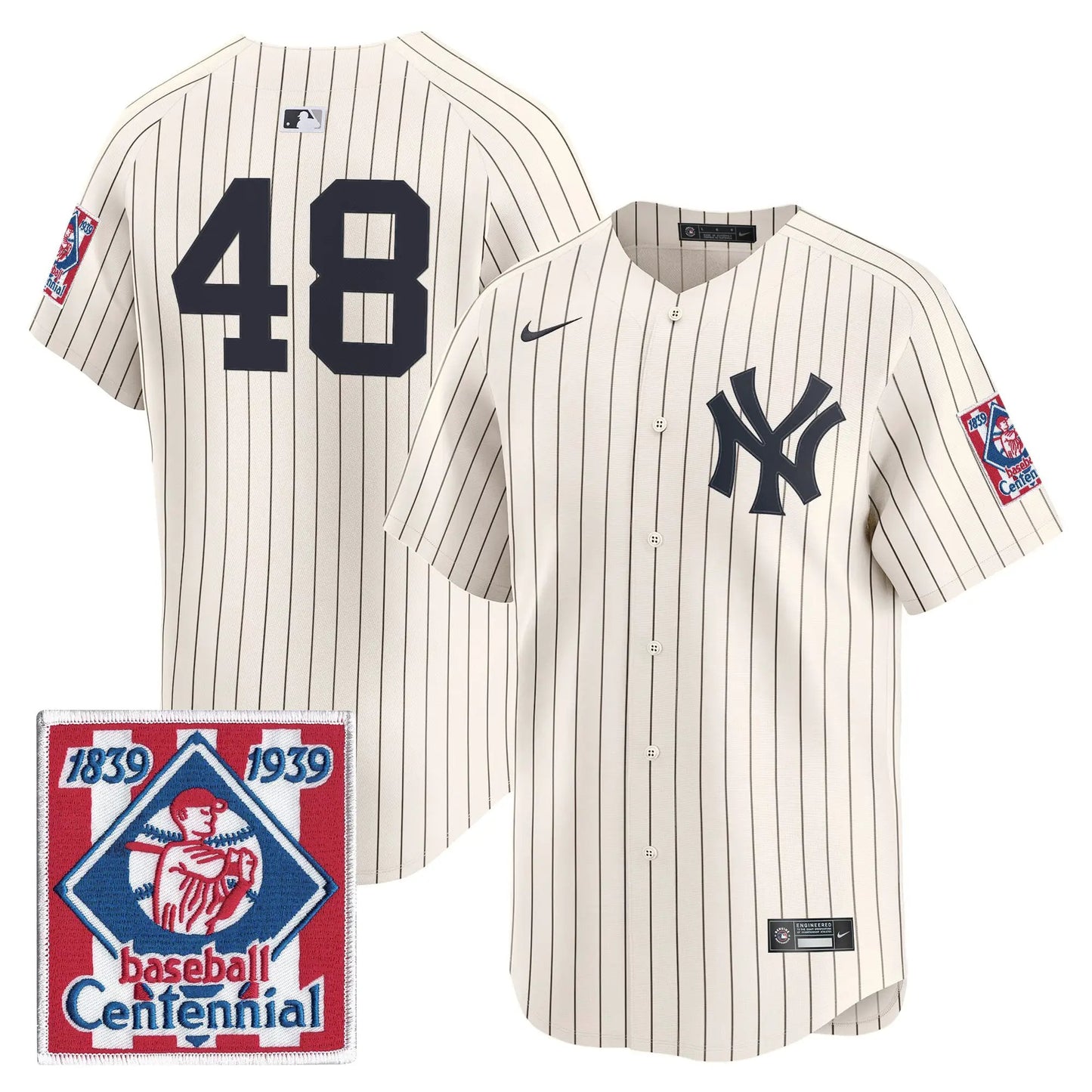 NYY 2026 Field of Dreams Vapor Premier Limited Jersey - No Name on Back - Stitched by New York Yankees