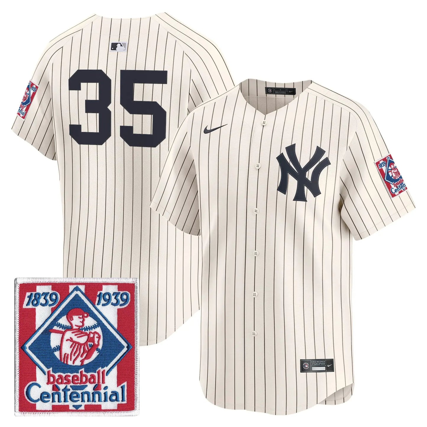 NYY 2026 Field of Dreams Vapor Premier Limited Jersey - No Name on Back - Stitched by New York Yankees