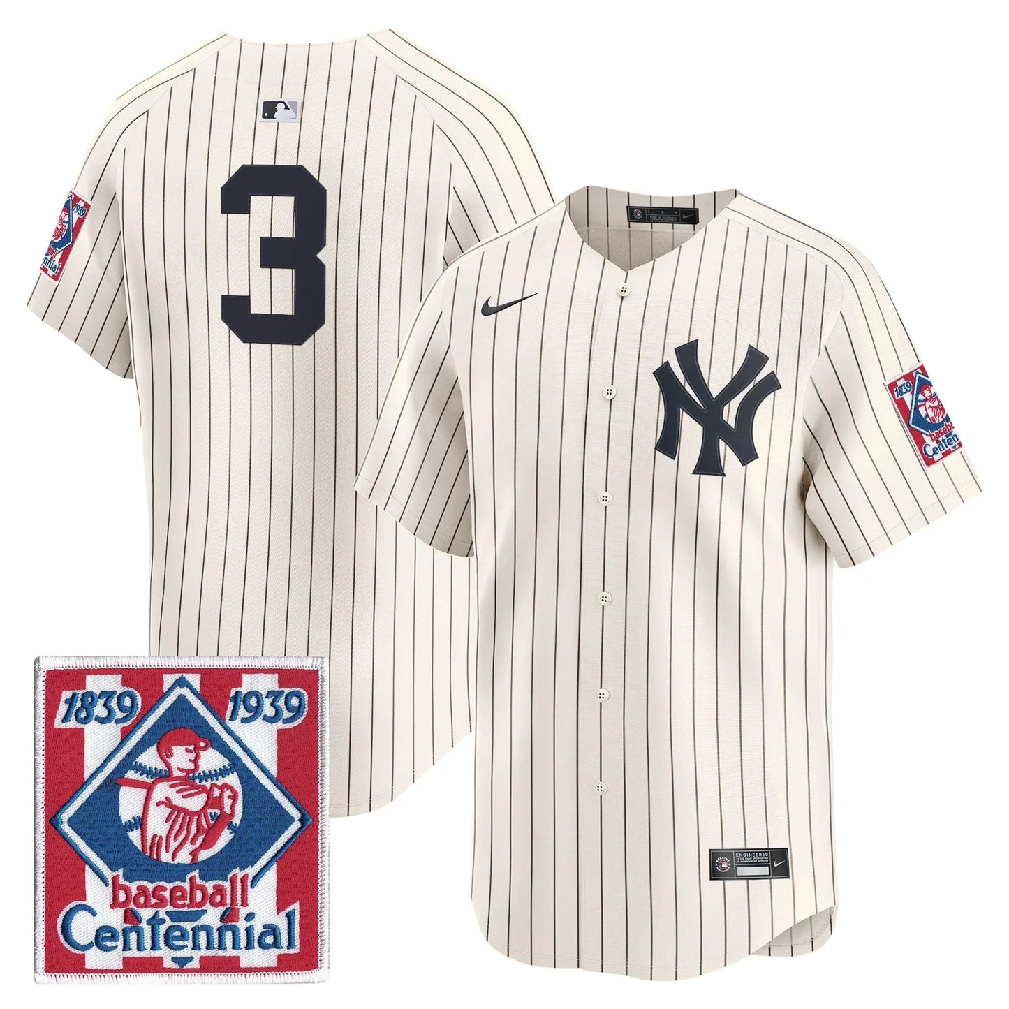 NYY 2026 Field of Dreams Vapor Premier Limited Jersey - No Name on Back - Stitched by New York Yankees