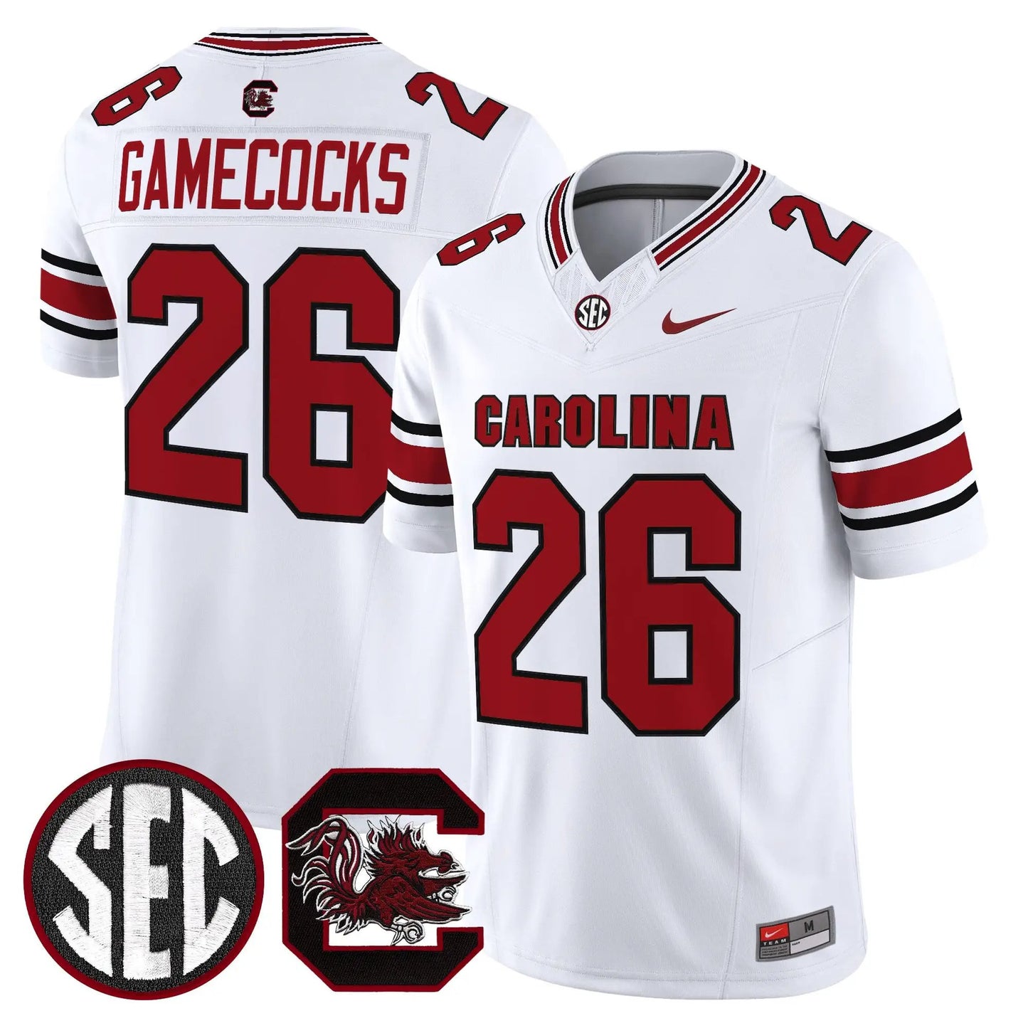 South Carolina Gamecocks 2026 Vapor Limited Jersey V2 - Stitched by South Carolina Gamecocks