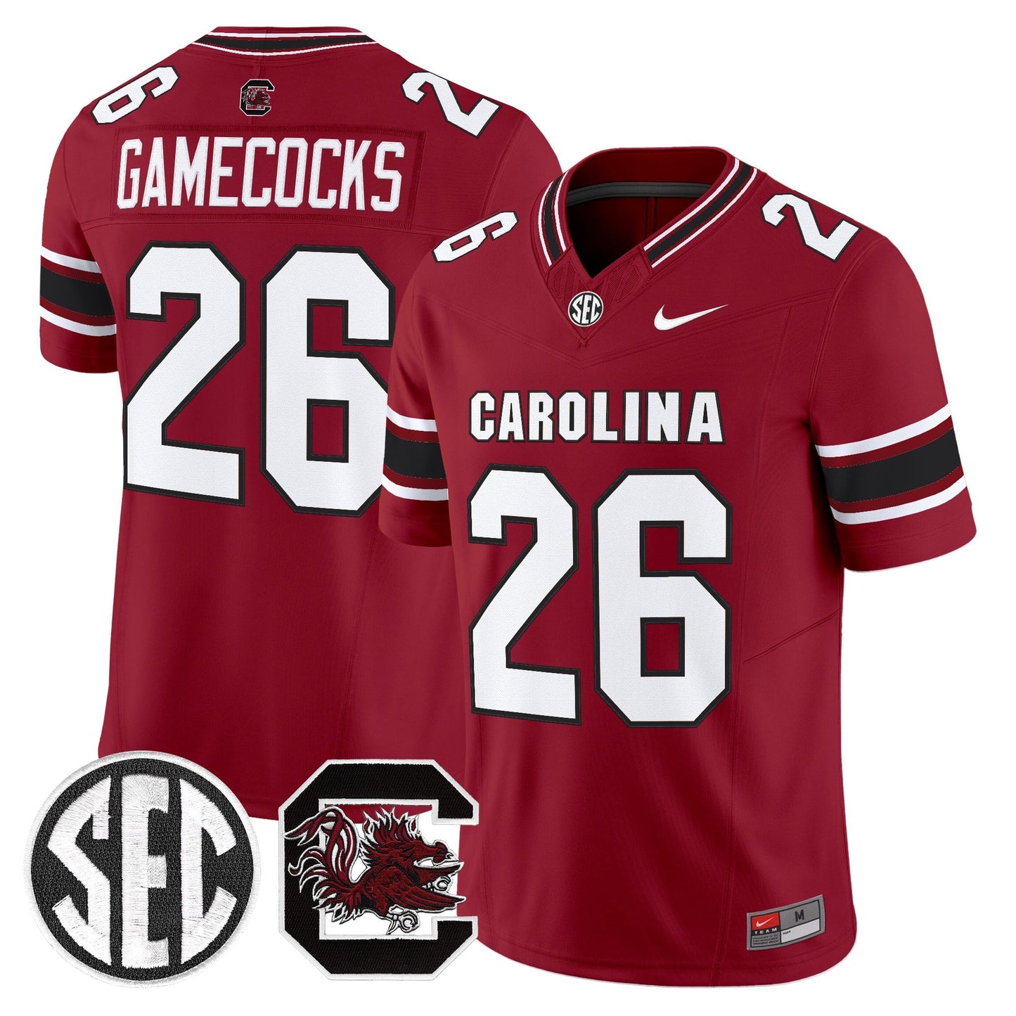 South Carolina Gamecocks 2026 Vapor Limited Jersey V2 - Stitched by South Carolina Gamecocks