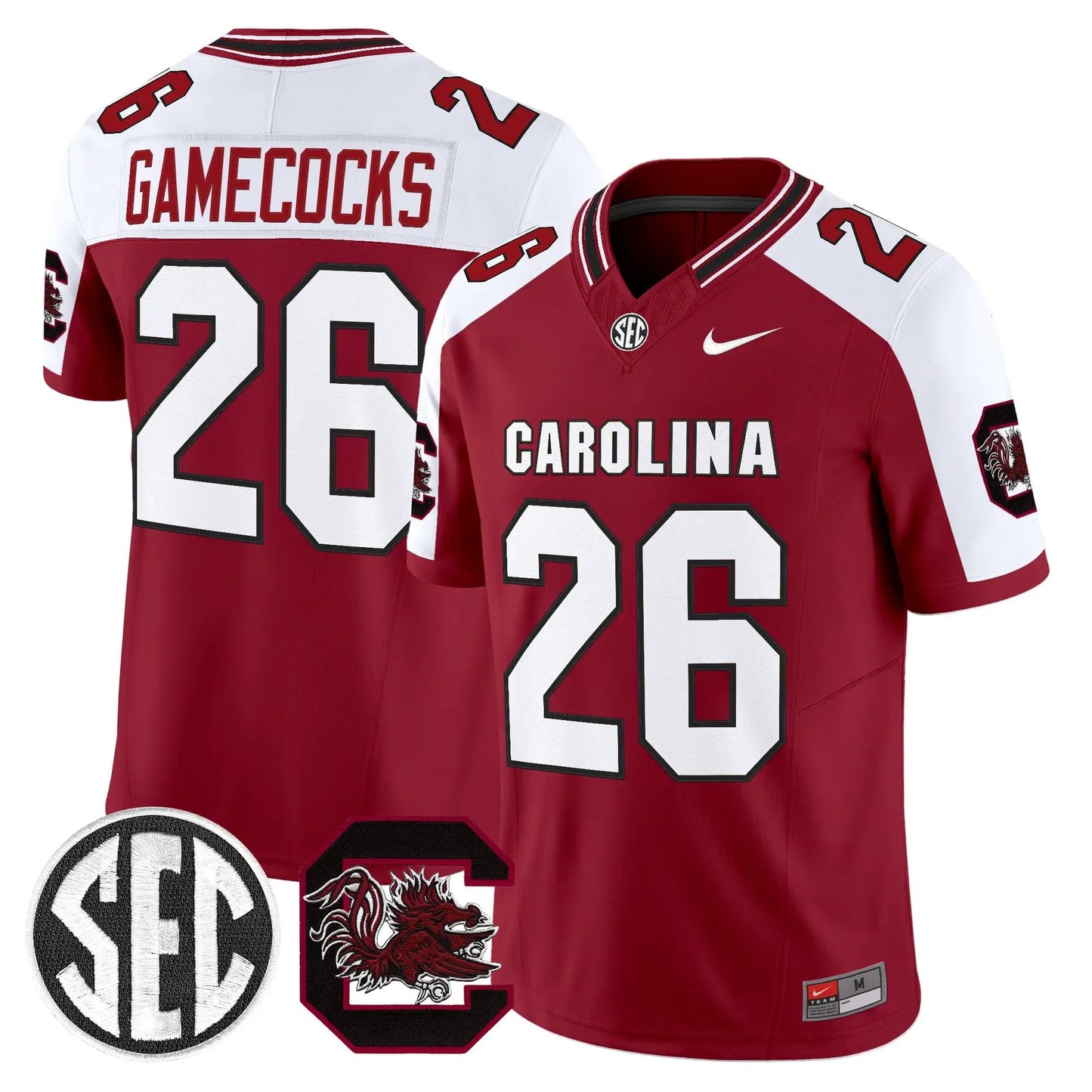 South Carolina Gamecocks 2026 Vapor Limited Jersey V2 - Stitched by South Carolina Gamecocks