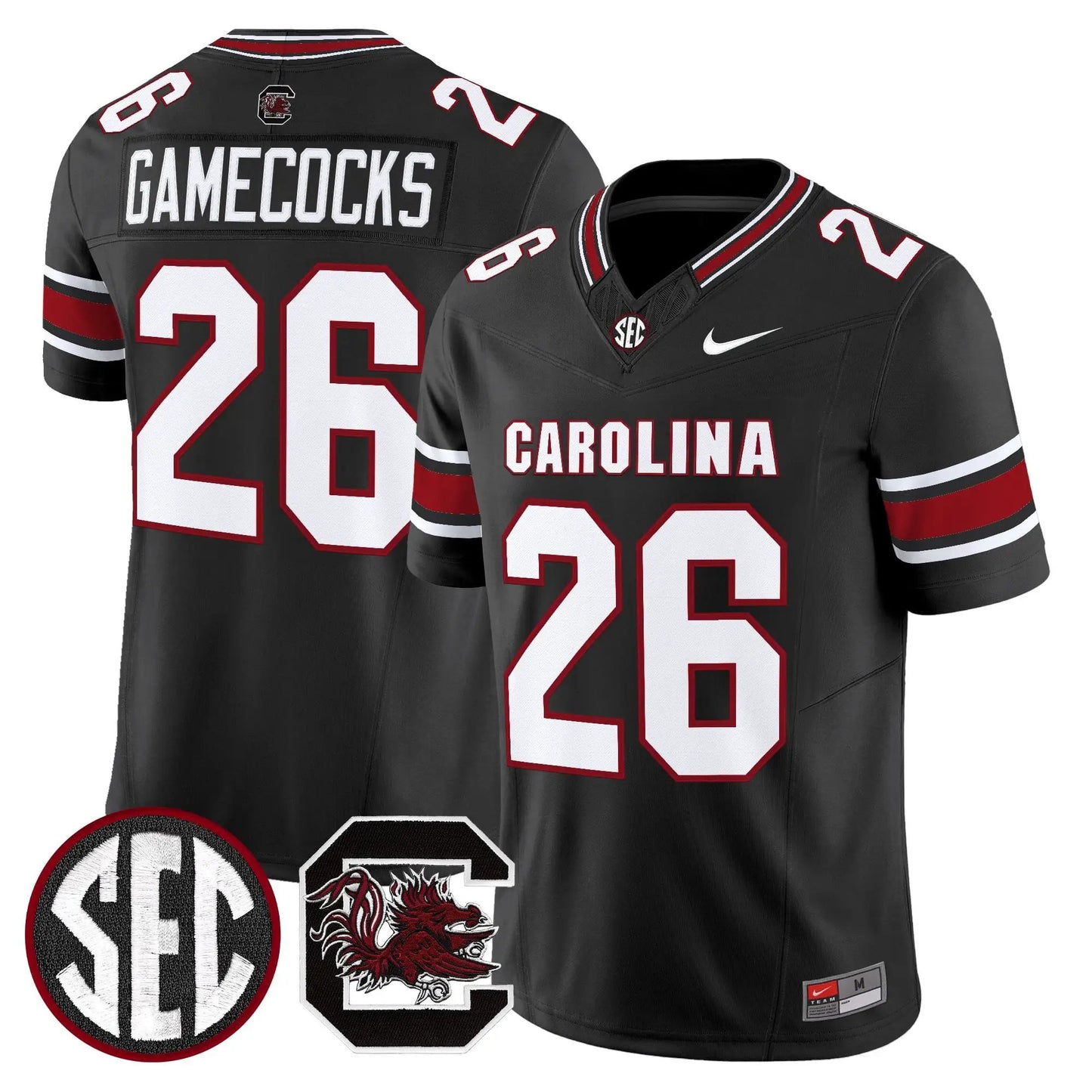 South Carolina Gamecocks 2026 Vapor Limited Jersey V2 - Stitched by South Carolina Gamecocks