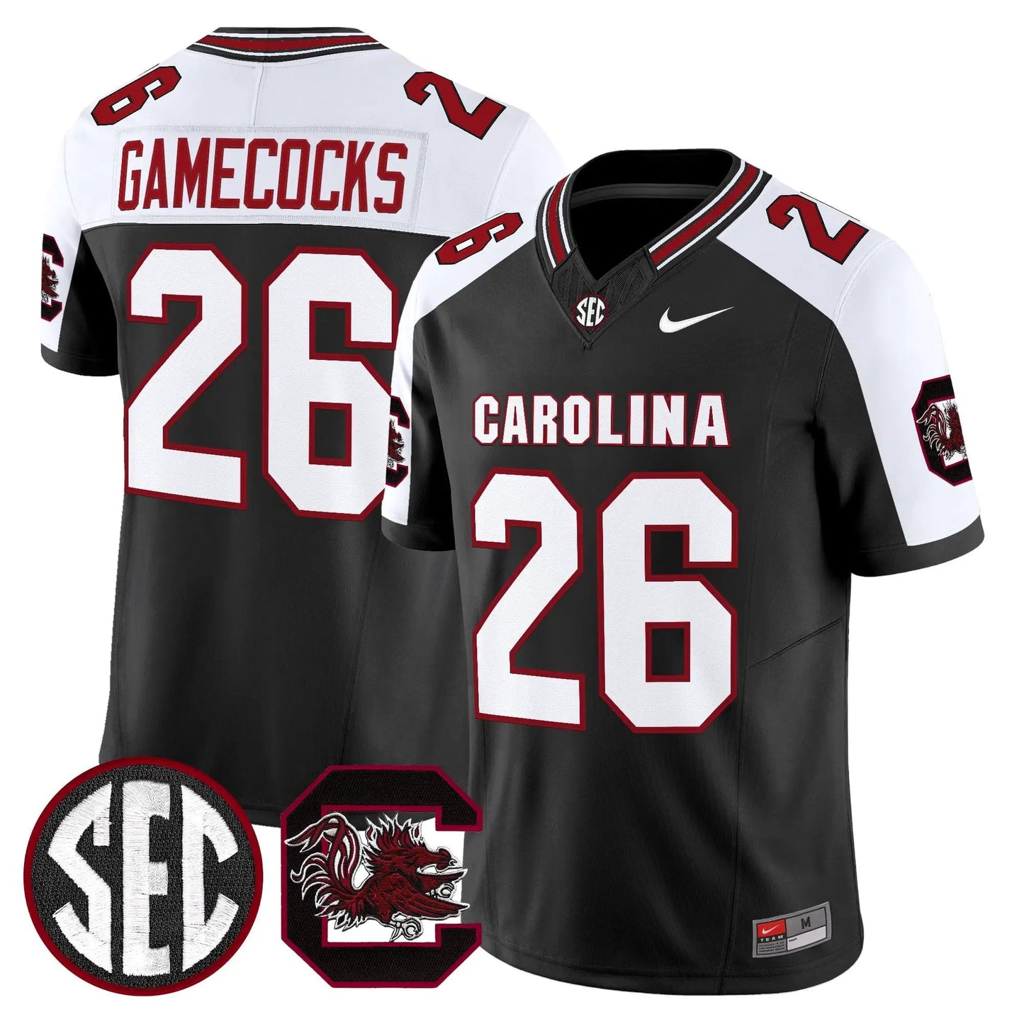 South Carolina Gamecocks 2026 Vapor Limited Jersey V2 - Stitched by South Carolina Gamecocks