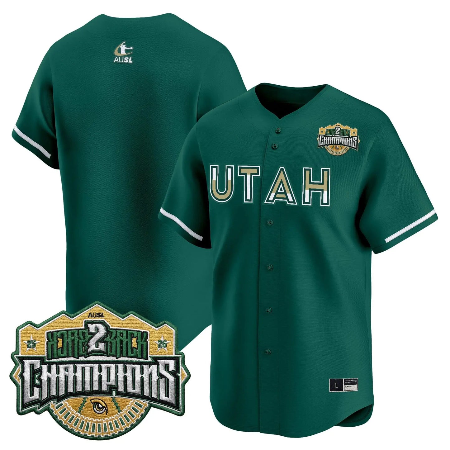 Utah Talons 2026 Back-To-Back Athletes Unlimited Softball League (AUSL) Champions Vapor Premier Limited Jersey - Stitched by Digigearus