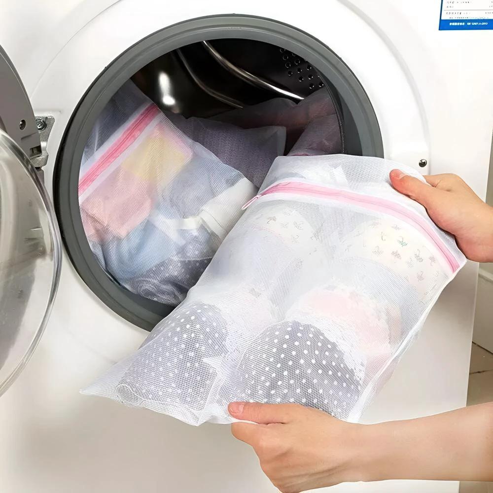 Zipped Mesh Laundry Cubes by Casa & Beyond