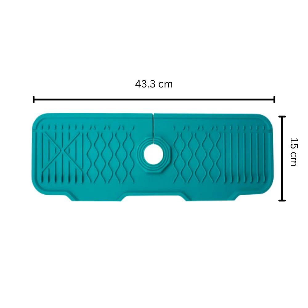 Aqua Slope Rubber Faucet Sink Mat by Casa & Beyond