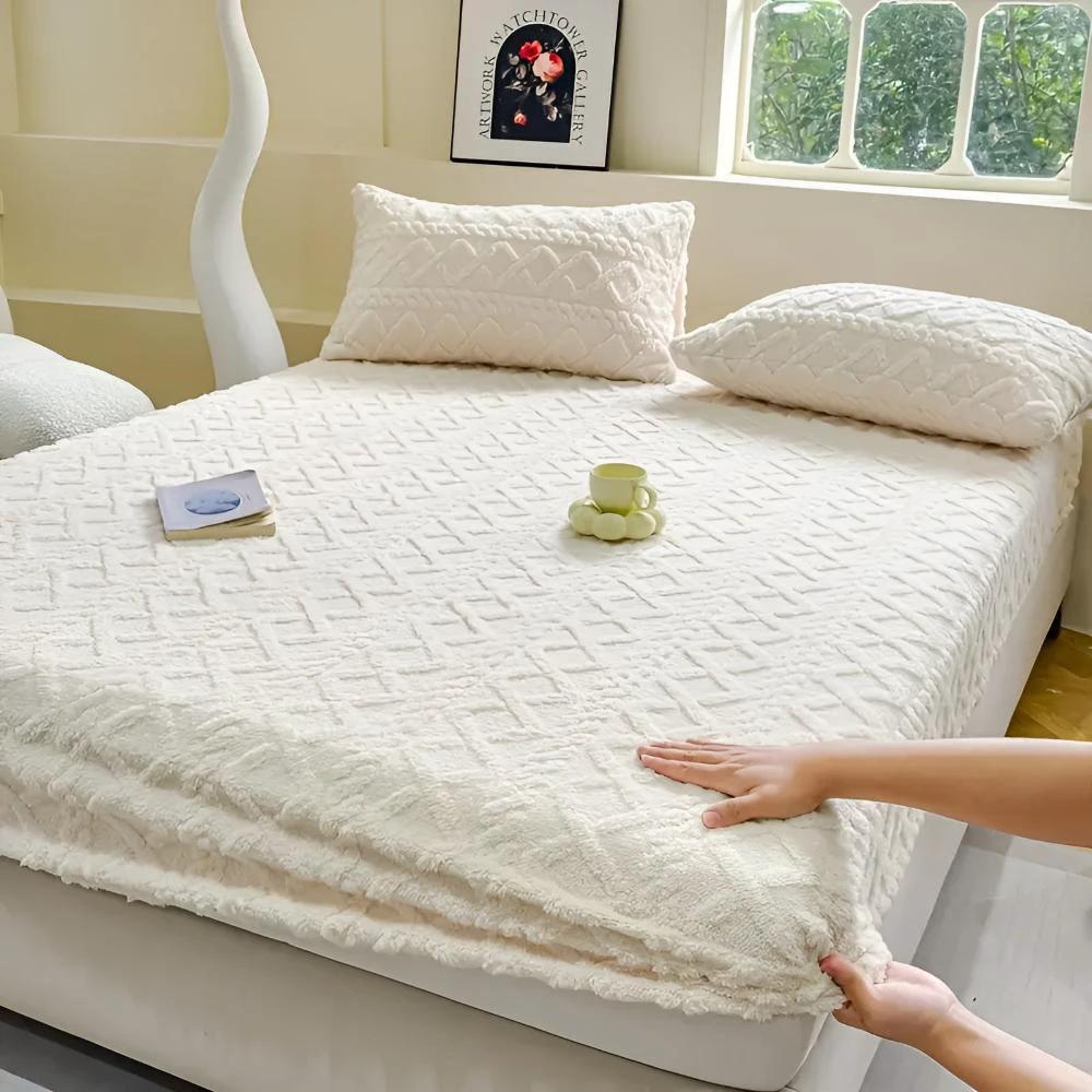Premium Velvet Sherpa Sheet Set by Casa & Beyond