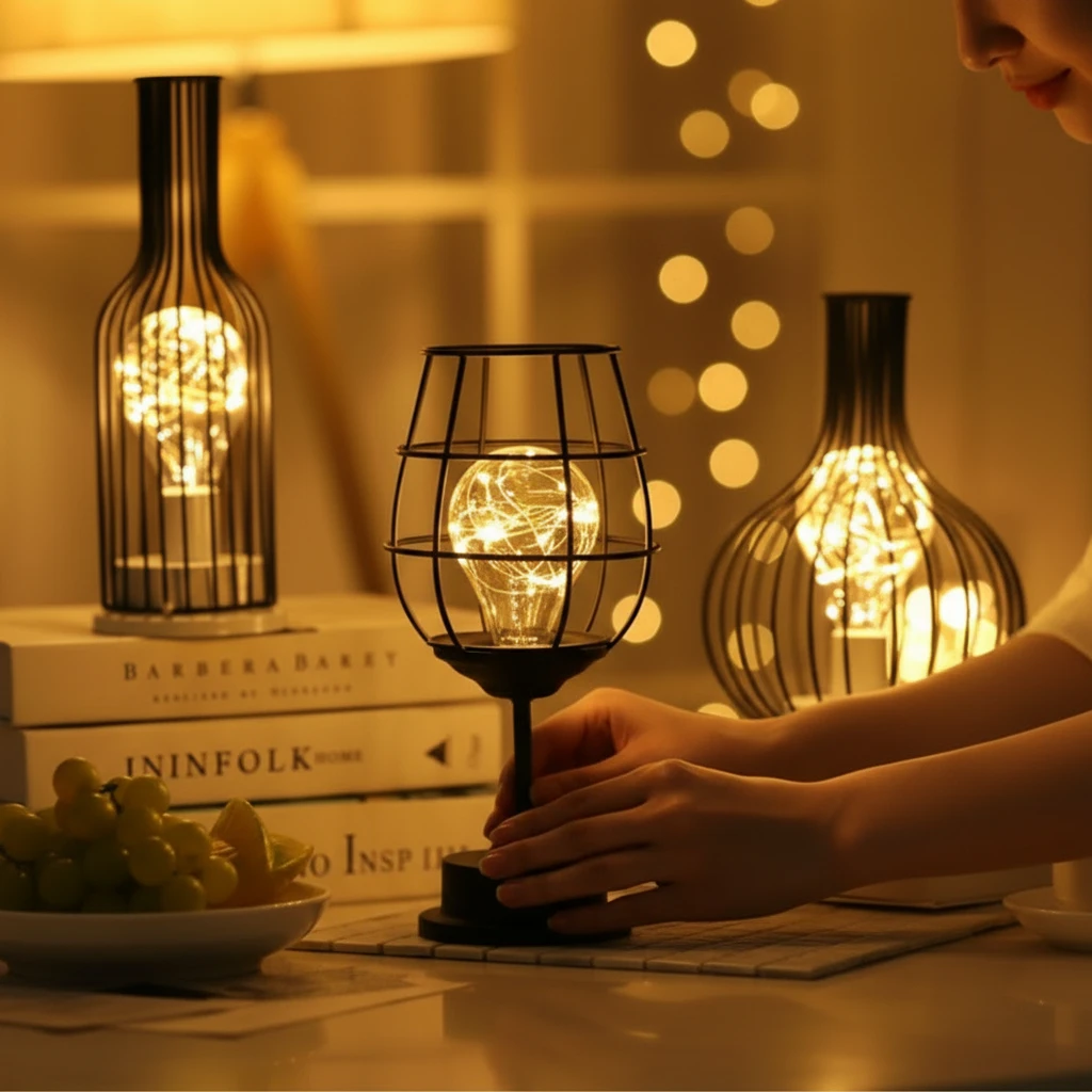 Velora Luxe Wireless LED Lamps For Home and Office by BowLift