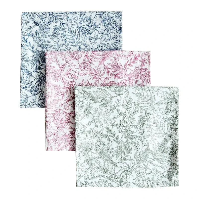 18" Cotton Flower Print Placemat Kitchen Table Dinner Napkin by Bowlift