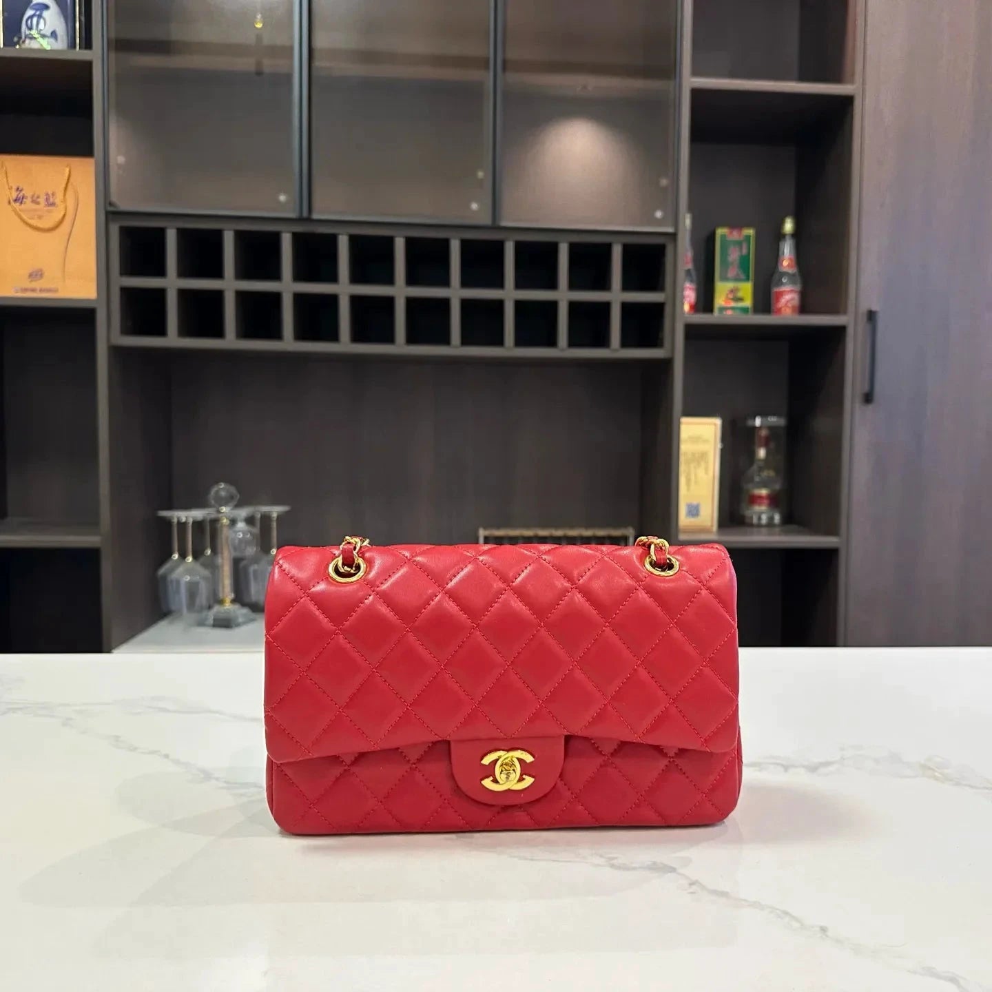 Classic Chain Quilted Flap Luxury Bag High-Quality Leather Handbag by jimmy_luxuries