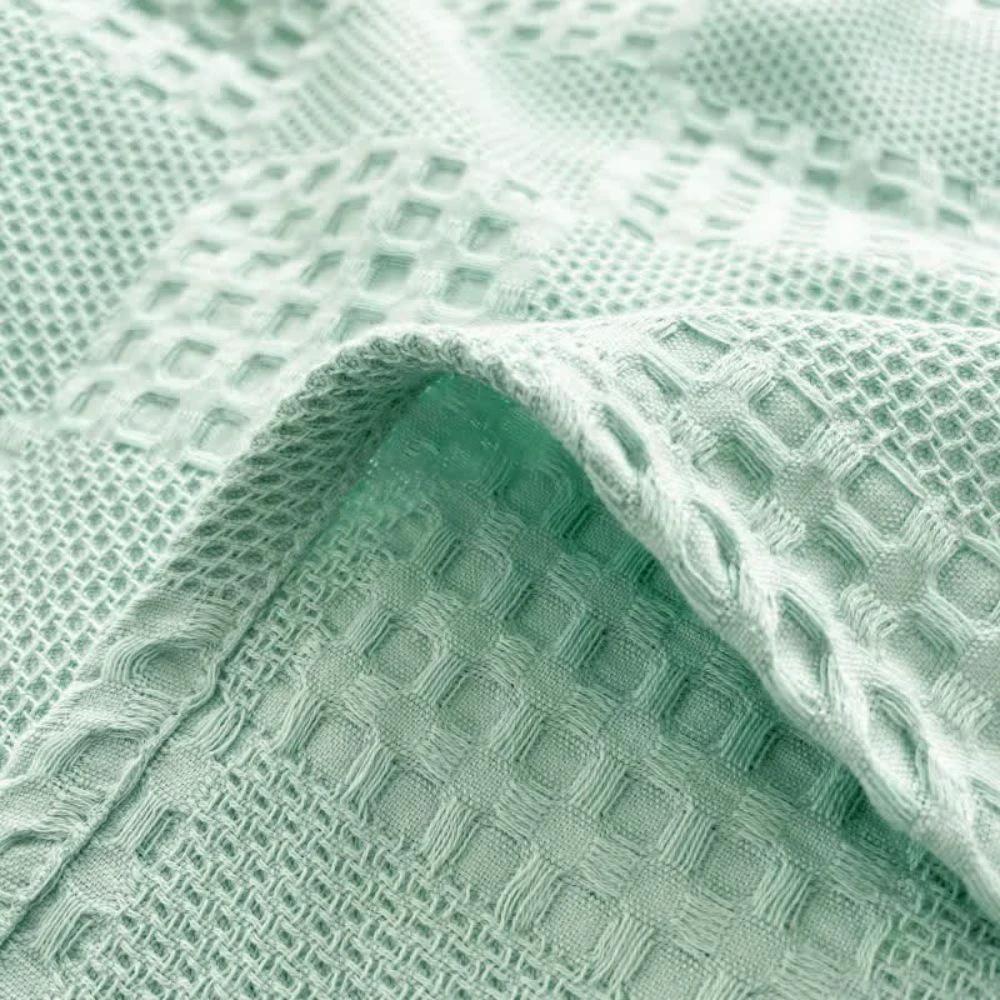 Blush Waffle Checkered Blanket by Casa & Beyond