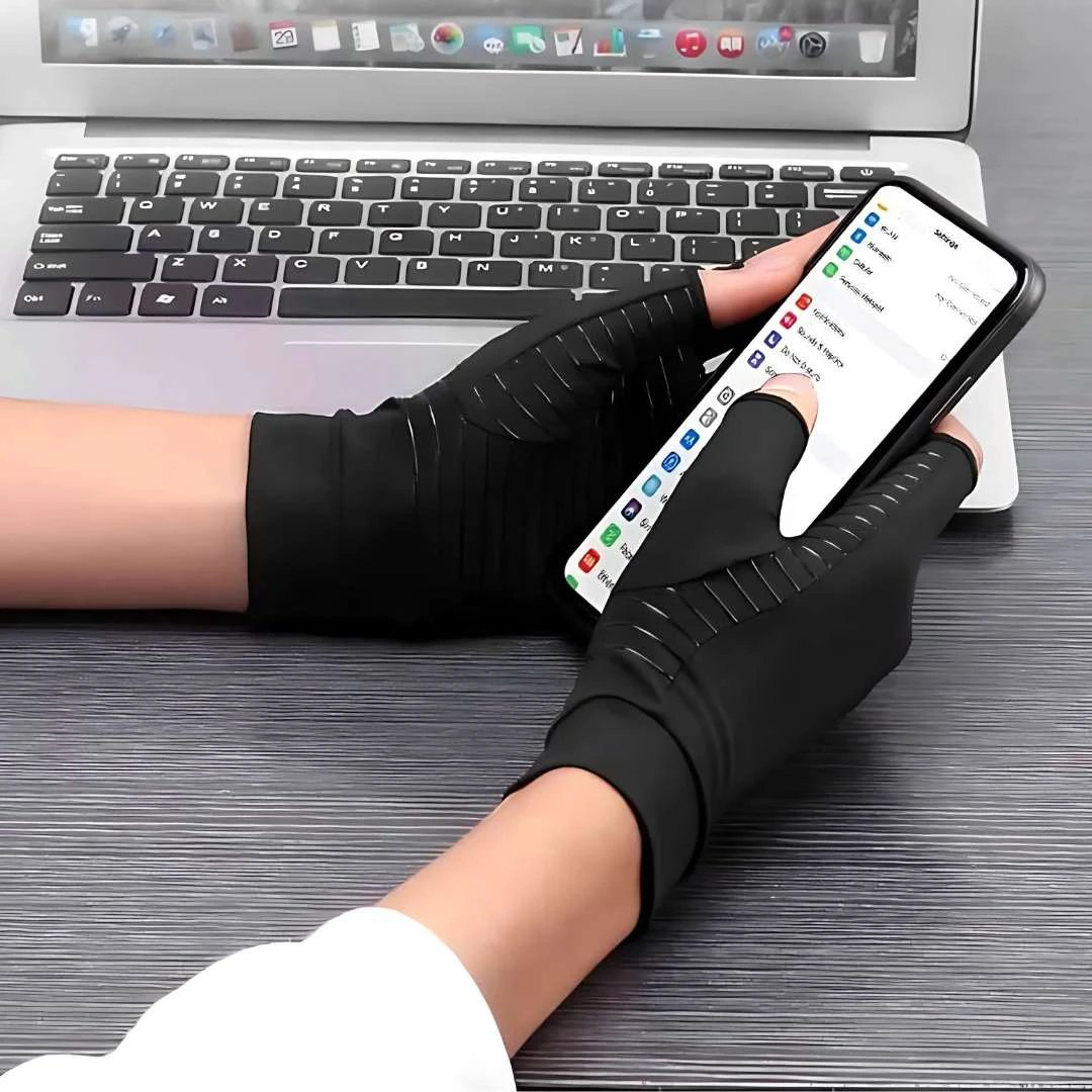 ArthriFlex Compression Gloves for Arthritis Relief | Daily Use - Improved Comfort Bowlift by Bowlift