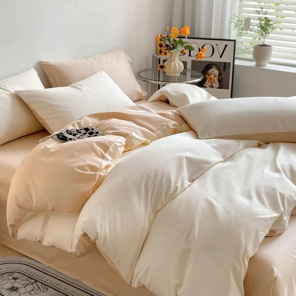 Lustova Cotton Duvet Cover | 3pcs Set by Casa & Beyond
