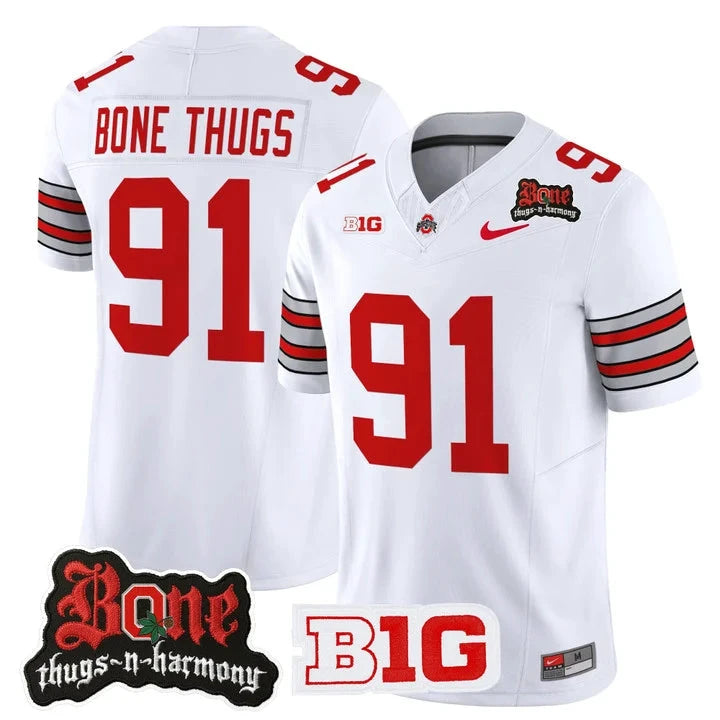 1991 Bone Thugs Jersey Ohio State Buckeyes Bone Thugs-N-Harmony Stitched by My Store NCAA Football Jerseys