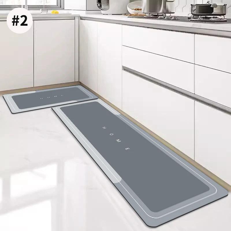 Super Absorbent Non-Slip Diatomite Kitchen Mat by BowLift