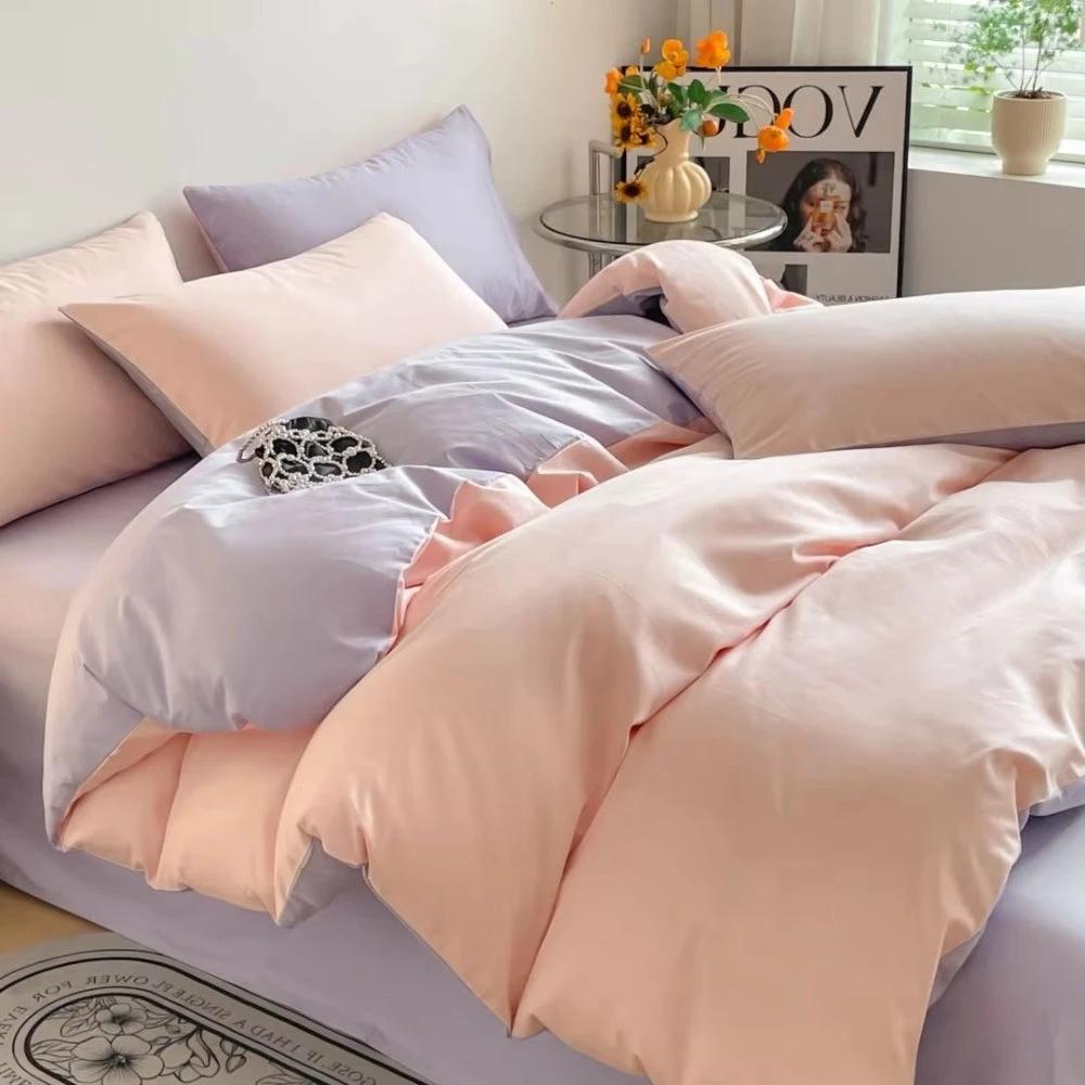Lustova Cotton Duvet Cover | 3pcs Set by Casa & Beyond