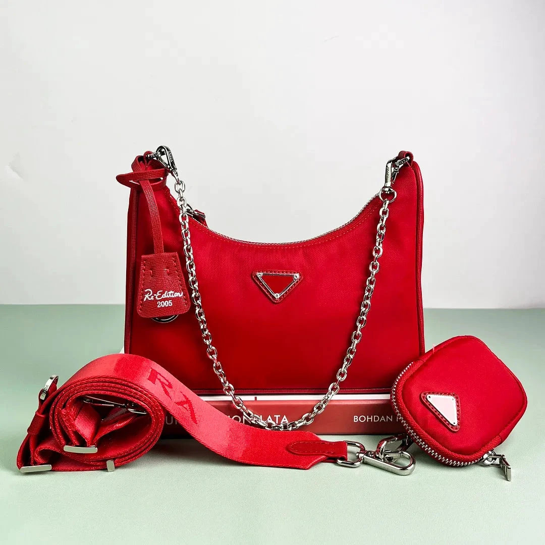 Luxury Designer Shoulder Bags Black Leather Mini Bags 2000 & 2005 Set by jimmy_luxuries