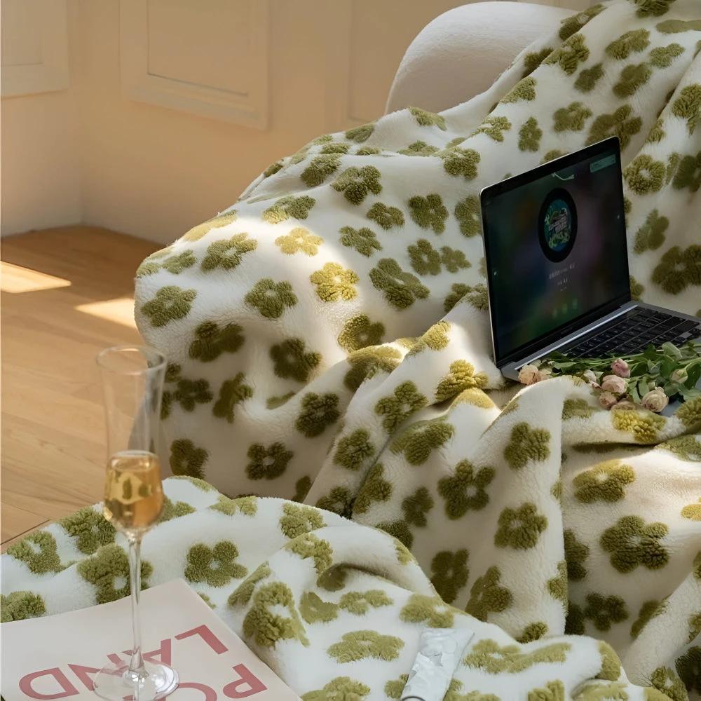 Nature's Wildflower Bliss Blanket by Casa & Beyond