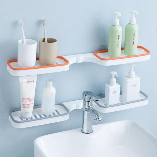 Corner shelf without drilling for the bathroom by Bowlift
