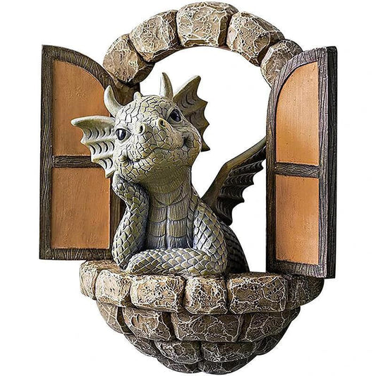Cute Dragon Statue Ornament by Bowlift