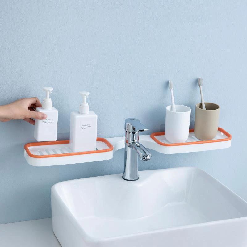 Corner shelf without drilling for the bathroom by Bowlift