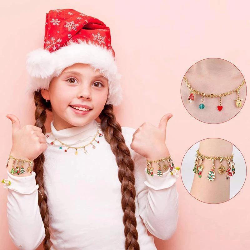Advent calendar 24 days craft beads blind box Christmas gift bracelet by Bowlift