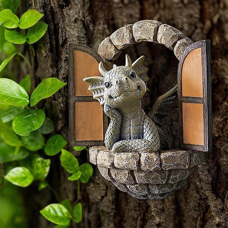 Cute Dragon Statue Ornament by Bowlift