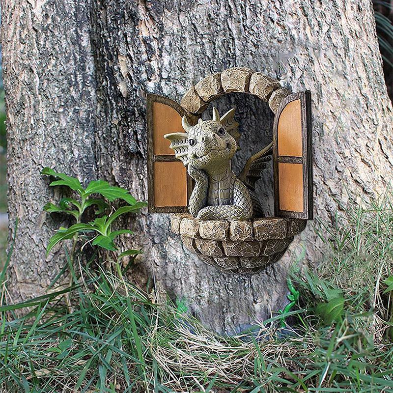 Cute Dragon Statue Ornament by Bowlift