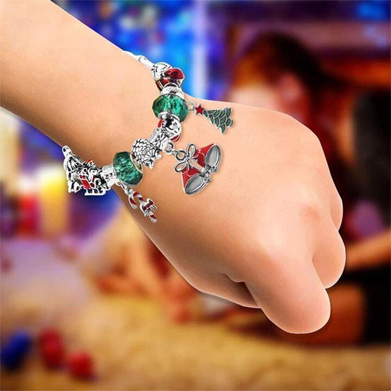 Advent calendar 24 days craft beads blind box Christmas gift bracelet by Bowlift
