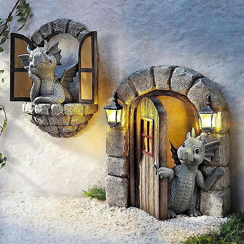 Cute Dragon Statue Ornament by Bowlift