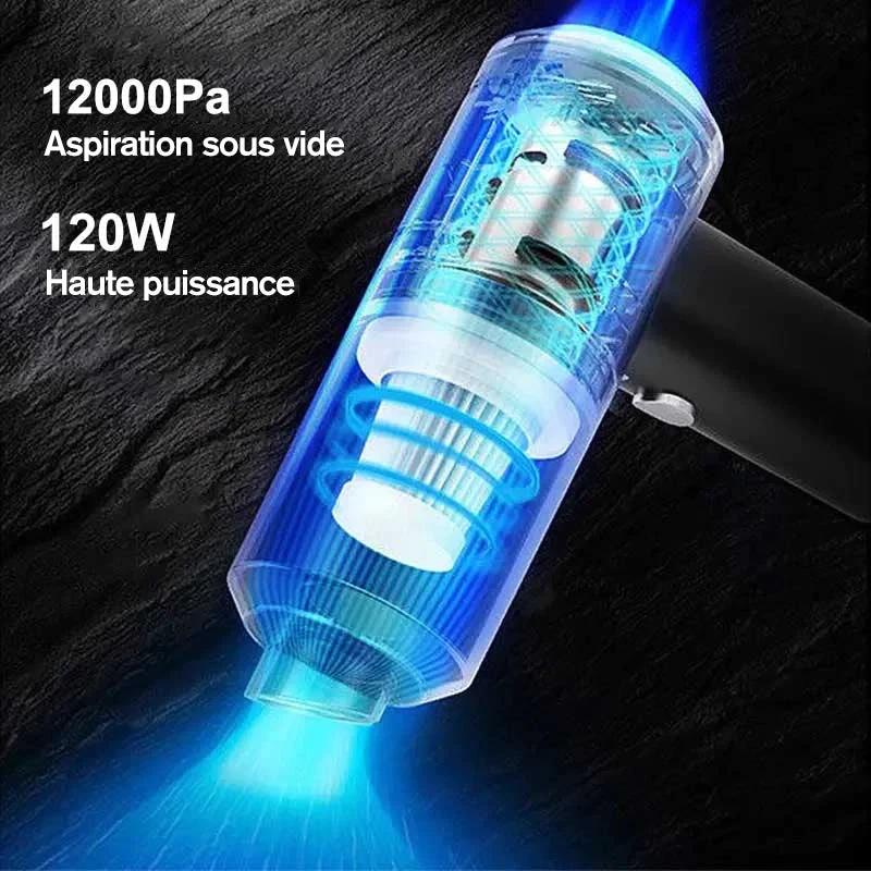 Mini cordless handheld vacuum cleaner by Bowlift