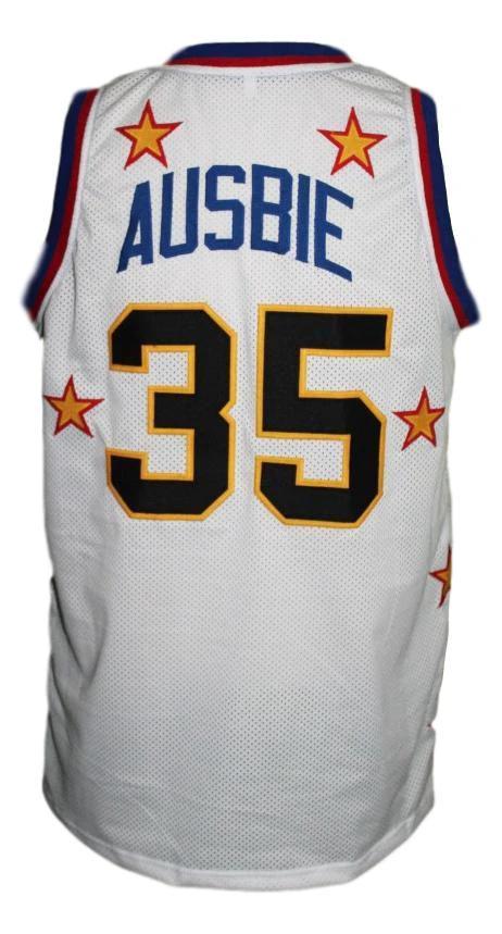 Huber Geese Ausbie Jersey #35 Harlem Globetrotters Basketball White by My store basketball