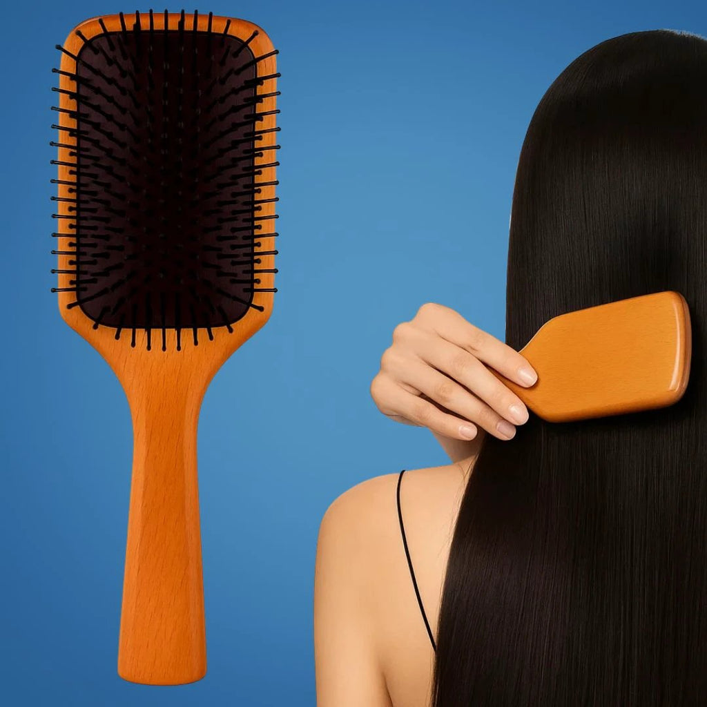 Static Detangling Brush – Frizz Control – Air Cushion Pad – Reduces Breakage – Adds Smooth, Shiny & Healthy-Looking Hair Bowlift by Bowlift