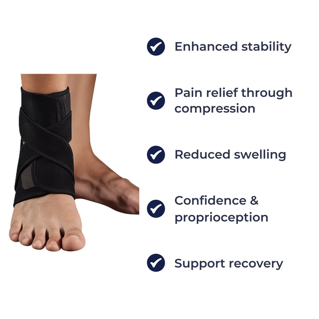 Stabilising Compression – Breathable Adjustable Straps – Running Gym & Sports Protection Bowlift by Bowlift