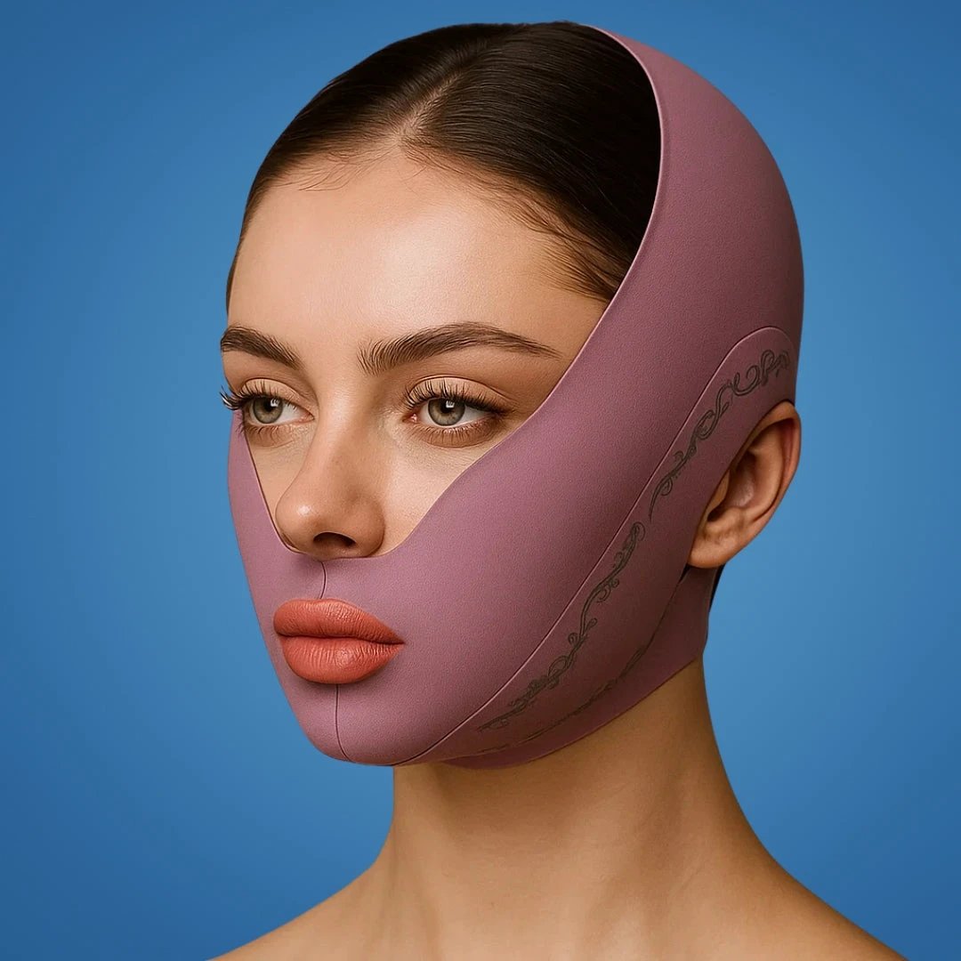 Jawline Sculpting – Breathable Stretch Fabric – Lifts Sagging Skin – Firms and Defines V-Line Face Bowlift by Bowlift