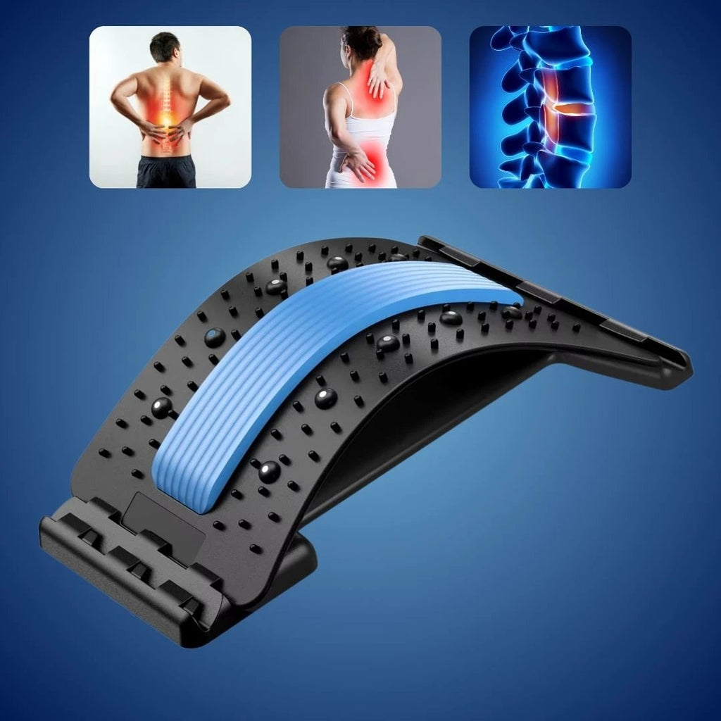 SpineRelief Orthopedic Back Stretcher | Posture Correction and Pain Relief – Sciatica - Herniated Disc - Chronic Back Pain Support Bowlift by Bowlift