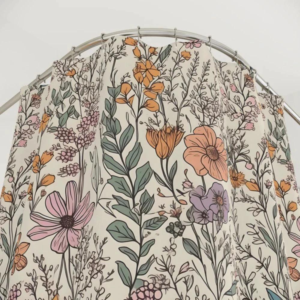 Flourish Bloom Shower Curtain by Casa & Beyond